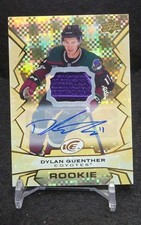 2022 UPPER DECK ICE #114 DYLAN GUENTHER PATCH MEM AUTO RC ROOKIE /99