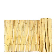 Backyard X-Scapes Natural Bamboo Fencing Decorative Rolled Fence Panel 0.75 i...