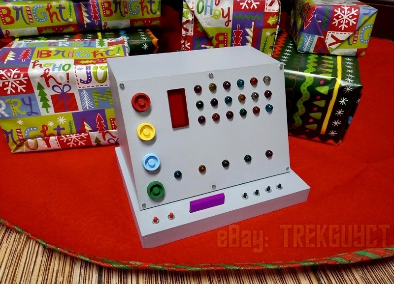 STAR TREK DESKTOP COMPUTER PROP (1/2 Scale Lights and Sound)