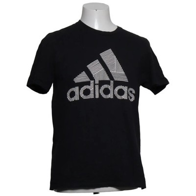 Adidas, T-shirt, Größe: M, Amplifier Tee, Schwarz, Print, Herren #5Uz