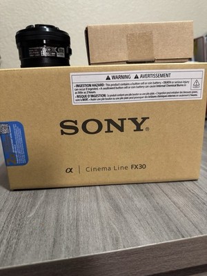 Sony Cinema Line FX30 Cinema Camera w/ 16-50mm OSS PZ Lens f/3.5-5.6