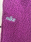 Nike Pants Womens M Purple Therma Fit Sherpa Fleece Pullon Drawstring Cozy Pkts