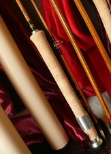 Canne à lancer pêche Bambou Refendu spinning rod split cane Blank Pezon & MicheL