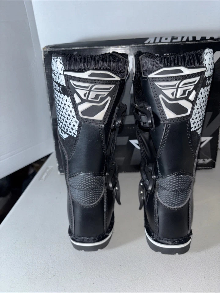Botas Fly Racing Juveniles Talla 2 Maverik MX Puntera de Acero Foto 3 de 4