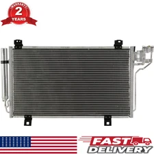 A/C Condenser For 2014-2021 Mazda 6 Fits 2014-2018 Mazda 3 Fits 3 Sport Aluminum