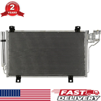 A/C Condenser For 2014-2021 Mazda 6 Fits 2014-2018 Mazda 3 Fits 3 Sport Aluminum