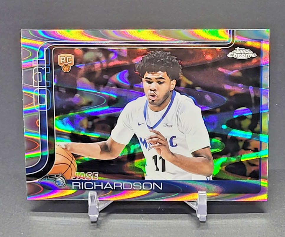 2025-26 Topps Chrome JASE RICHARDSON Rookie RAYWAVE REFRACTOR Magic RC #275