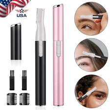 Women's Electric Brows Trimmer Razor Hair Remover Facial Face Eyebrow Epilator