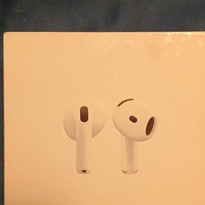 Apple AirPods 4 Wireless Bluetooth In-Ear Earbuds w/ Charging Case White