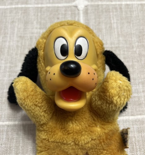 Vintage 1950’s Pluto Dog 9" Rubber Face Rare Made Exclusively For Disneyland