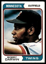 1974 Topps Bobby Darwin Minnesota Twins #527