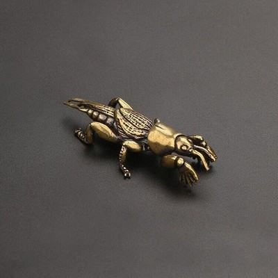 Solid Brass Insect Figurine Small Statue Home Ornament Animal Figurines