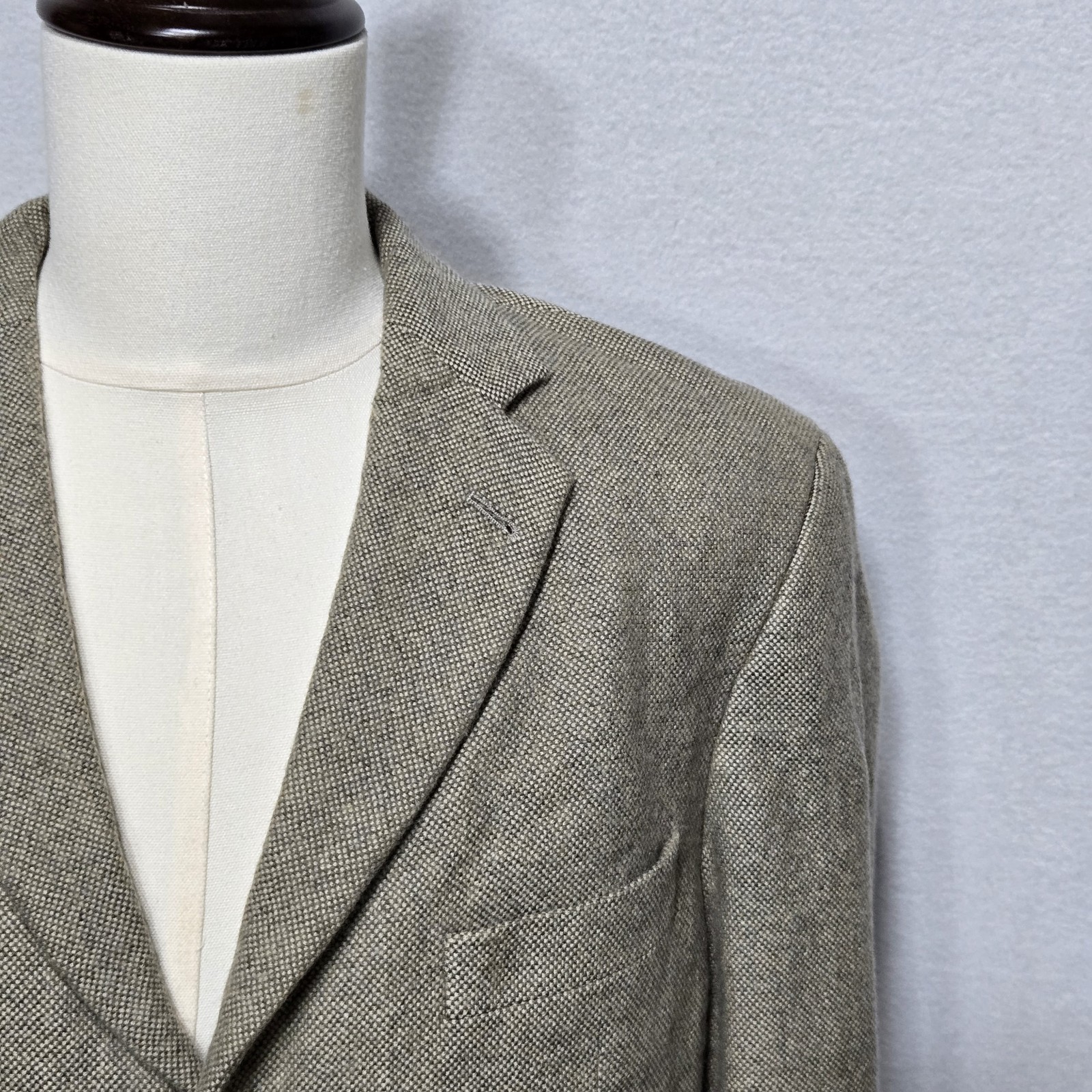 Hugo Boss Blazer Mens 42R Gray Wool Sport Coat Single Breasted Classic Jacket thumbnail 6