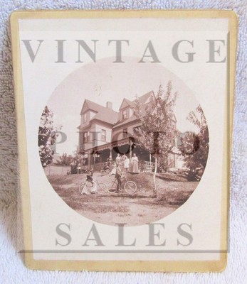 1800's 750 E Kiowa Boarding House Colorado Springs Cabinet Card Photo Photograph