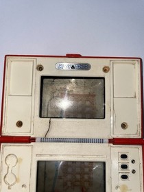 Nintendo Game & Watch Multi Screen Mickey & Donald Handheld Game DM-53 For Parts