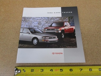 1992 Toyota Full Line sales brochure 32pg ORIGINAL Supra Camry truck Corolla