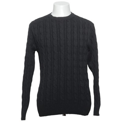 Lager 157, Strickpullover, Größe: M, DIVISION, Grau, Baumwolle, Zopfstrick #RTI