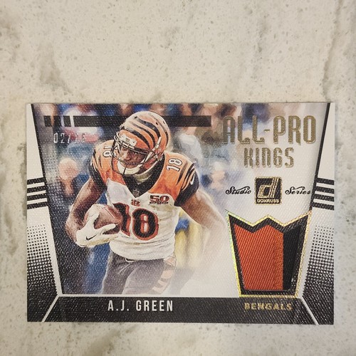 2018 Donruss All-Pro Kings Studio Series /25 AJ Green Game-Worn Patch #APK-AJG - Picture 2 of 4