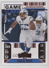 2024 Panini Contenders Red Game Ticket Khalil Mack #57 0pe3
