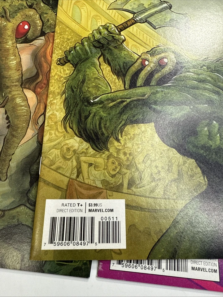 Man-Thing Limited COMPLETE Series 1 2 3 4 5 2017 MARVEL R.L. Stine - Image 3 of 4