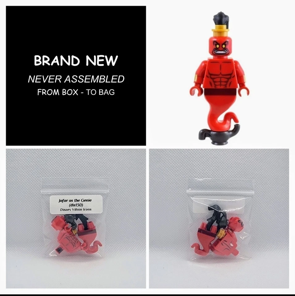 LEGO® Disney Villain Icons 43227 Jafar Gaston Maléfica Reina Malvada - Tú eliges Foto 3 de 4