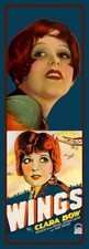 CLARA BOW - Wings Movie Poster Image - Image - Laminated Bookmark