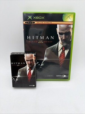 Hitman Blood Money Xbox w Promo Playing Cards Deck (Cards Still Sealed)