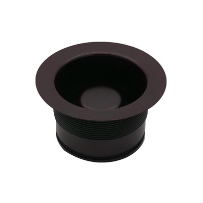 D2105-12 3-1/2'' EZ-Mount Brass Sink Waste Disposal Drain Flange and Stopper, ...