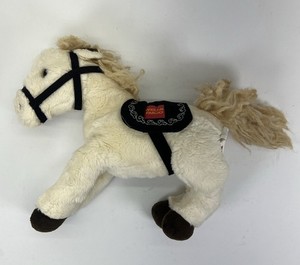 Wells Fargo Horse Legendary Pony El Toro 13" Plush Stuffed Animal 2014 Off White