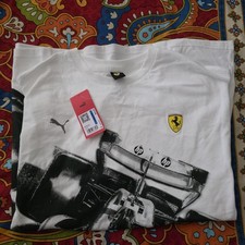 Puma Ferrari Scuderia Formula 1 Racing Shirt White XL 632746 04