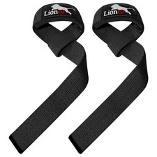 Weightlifting Straps for Gym  Heavy Duty Padded Wrist Straps for Deadlifts, Pow