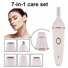 Upgraded 7 In 1 Pluxy Hair Removal For Face,Cordless USB Charging Epilator