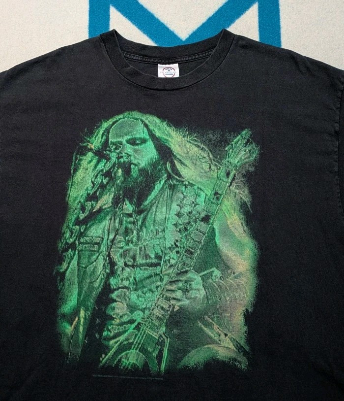 Zack Wylde 2007 Worldwide Tour Shirt Double Sided Ozzy Metal Vintage Faded Black XL