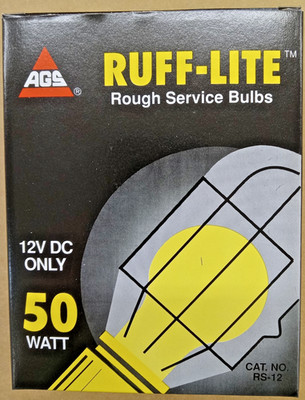 12V DC 50W ROUGH SERVICE LIGHT BULB (4PK)