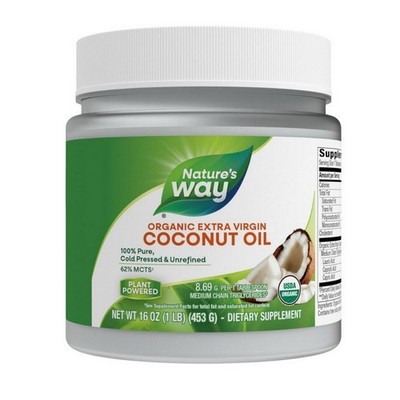 Organic Extra Virgin Coconut Oil 16 Oz  by Nature's Way
