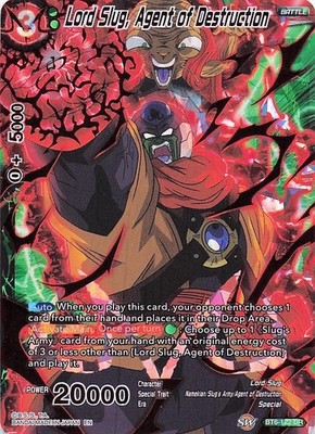 Lord Slug, Agent of Destruction BT6-122 Destroyer Kings Dragon Ball Super NM