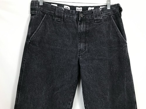 FB County Jeans Mens 36x29 Black Cotton Polyester Straight Leg (tag38x32) - Picture 2 of 14