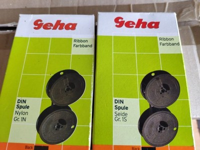 2X Geha DIN Spule Seide Gr.1S