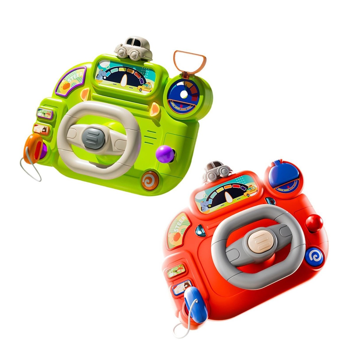 Steering Wheel Baby Pushchair Toy Pretend Play Turn and Learn