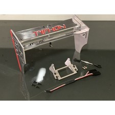 STP1121 TYPHON ACTIVE REAR WING SILVER/ RED