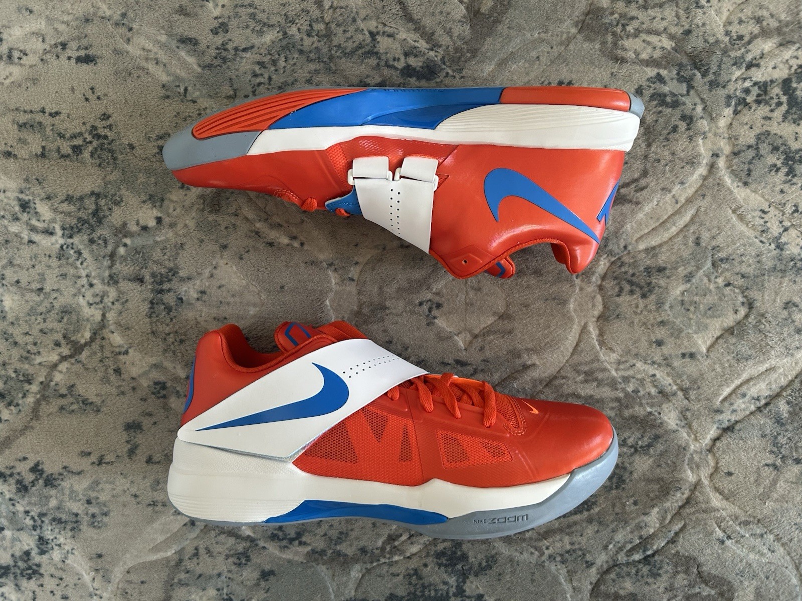 SAOLA Nike Zoom KD 4 scarpe da corsa uomo arancione creamsicle taglia 10 5