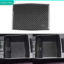 Real Carbon Fiber Central Armrest Storage Box Cover For Toyota Corolla 2019-2024