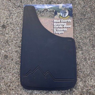 Plasticolor Easy Fit Mud Guard 9 3/8'' x 15'' - Set of 2 With Mounting Screws NEW