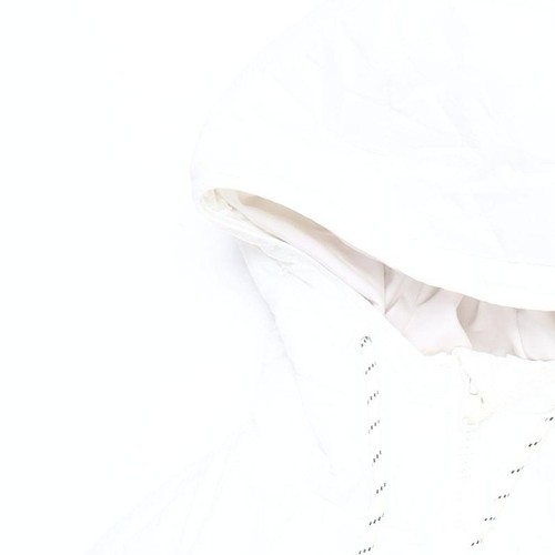 Abrigo acolchado con capucha blanco XS de H&M para mujer - Imagen 5 de 12
