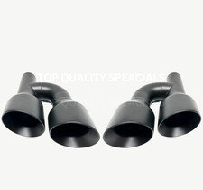 For Pontiac Gto 1964-1971 Dual 2.5 To 4 Quad H-type Exhaust Tips Double Wall For Pontiac Gto 1964-1971 Dual 2.5 To 4 Quad H-type Exhaust Tips Double Wall
