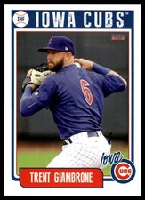 2019 Trent Giambrone Choice Minor league Rookie Card Iowa Cubs