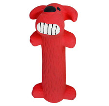 Multipet Original Loofa Latex Dog Toy - Squeaky Toy for All Dogs - Easy-to-Clean