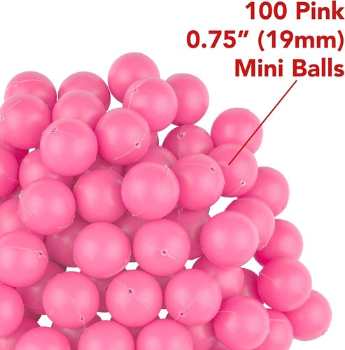 Fairly Odd Novelties 3/4" Mini Tischtennis/Tischtennis/Beer Pong 19mm, pink - Bild 3 von 6
