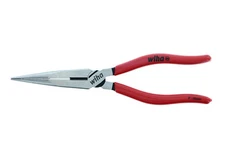 Wiha 32621 8 Inch Long Nose Pliers with Cutting Edge and Soft Grip Handles