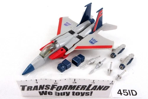 Starscream 100% Complete 1984 Vintage Hasbro G1 Transformers Action Figure